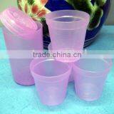 Coloured Plastic Drinking Cups With Lid thumbnail-1