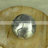 Metal Crafts Zinc Alloy Coin Saving Pot Football Shape thumbnail-1