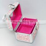 AN116 ANPHY Jewelry Case Small Girl Gift Jewelry Suitcase Jewelry Tray Mirror Kids' Dressing Box Small Aluminum Case 14*10*10cm thumbnail-6