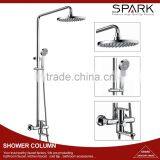 Sanitary Ware Bathroom Bath Shower Set in Brass Faucet and Brass Slider Rail