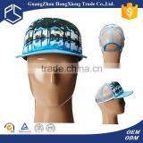 Promotional High Quality Sulblimation Hawaii Flat Bill Rucker Hats