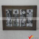 Barn Wood Shabby 8 Aperture Picture Photo Collage Frame