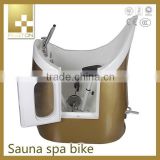 high quality summer jaccuzi bathroom infrared jade sauna LED light therapy led light capsule