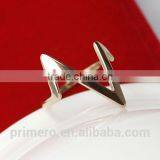 18K Rose Gold Plating Lightning Design Finger Rings Fashion Stainless Steel Jewelry Wholesale thumbnail-5