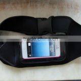 Wholesale Cellphone Waistbag With Pvc Window for Running/mobile Phone Waistbag/Neoprene Cellphone Waistbag