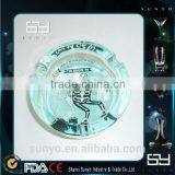 Outdoor Ashtray Car Decorating Ash Bowl Crystal Mini Glass Ashtray Round Portable Ashtray thumbnail-1