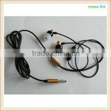 Factory Price New Arrival TPE Soft Line Super Bass Metal Earphone