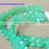 Chrysoprase Pear Faceted 5*7 mm Pear 100% Natural Gemstone thumbnail-3