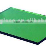 4-12mm auto grade Dark green reflective glass (glass factory)