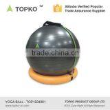 TOPKO Anti Burst Exercise Balance Exercise Ball With Base 50 cm With Hand Pump Yoga Gym Ball thumbnail-4