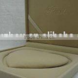 2015 Hot Sale Jewlery Set Box Velvet Flannelette Flocking Custom Love Heart