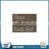 Shabby Chic Decorative Wood Hanging Signs With Resin