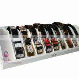 Custom White Lacquered Wood Belt Display thumbnail-2