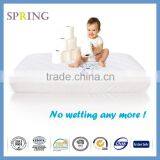 Bamboo Waterproof Crib Mattress Pad With Deep Skirt thumbnail-3