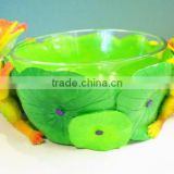 Poly frog bowl (frog bowl decorations)