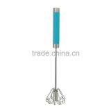 High Quality Tainless Steel Egg Whisk With Rubber Handle thumbnail-2