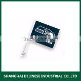 Knitted Polyester 30X45cm Car Flag With Pole thumbnail-1