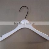DL500 top selling custom brand for white wood clothes hanger for suit