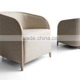 Beautiful Fabric Hotel Coffee Shop Chair Baseball Leather Sofa HDL1831 thumbnail-1