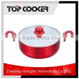 Aluminum Ceramic Casseroles With Outside Metallic Painting thumbnail-1