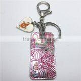 Promotional Advertising Gift Custom Shaped Metal Key Chain Zinc Alloy Keychain Key Holder Key Ring