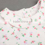 Flower Printed Corduroy Kids Safety High Visibility Girl Shirt thumbnail-5