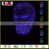 Foshan New Item 3D Illusion Fancy Table Lamps For Home Decoration