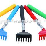 Handy Extension Back Scratcher With Durable Stainless Steel Tube & Colorful Claw