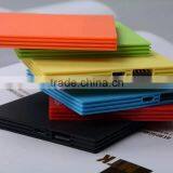 Factory Wholesale Square Shape Design Portable Charger With Polymer Battery 2500mah