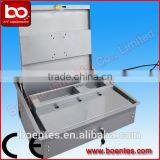 Office Monitor Screen Flip Up Case With USB Charging Power for Computer Desk