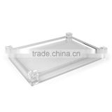 2016 new style cheapest acrylic hotel supplies tray