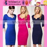 2015 Wholesale Sexy Ladies Casual Bandage Dress Custom High Quality Cheaper Wholesale Bandage Dress thumbnail-1