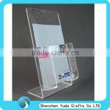 Fashion Style Clear Flyer Display, Acrylic Pamphlet Stand, Handmade Brochure Holder