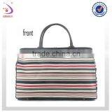 Nylon Stripe Travel Bag thumbnail-1