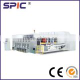 High speed corrugated box printing machine with vacuum transfer
