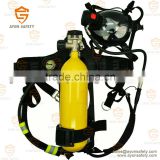 EN137 security self contained breathing apparatus SCBA 6L steel cylinder - Ayonsafety