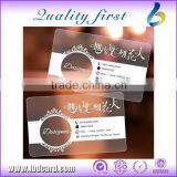 Fancy Transparent Business Cards