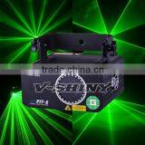 portable single green laser beam effect light