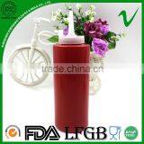 LDPE Red Squeeze Cylinder Empty 300ml Sauce Plastic Bottle With Food Grade thumbnail-5