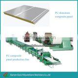 China Supplier Polyurethane/pu Aluminum Composite Panel Machines/sandwich Panel Production Line