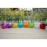 Portable Garden Lantern Candle Glass Outdoor Christmas Decor Lantern thumbnail-5