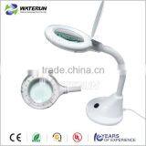 8x Flexible Arm Desktop 4" Magnifying Moveable Glass Lamp With LED Skin Checking thumbnail-1