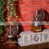 Coffee Shop Decoration Resin Vintage Artificial Coffee Machine Figurine