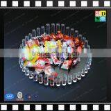 High Clear Acrylic Round Tray PMMA Candy Tray Wholesale From Shenzhen Yidong thumbnail-2