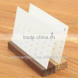 Pine Wooden Stationery Holder Creative Decoration on Desk Leaflets and Handouts Holder thumbnail-1