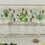 Hot Sale Paper Decal Metal Hanging Flower Wall Hooks for Home Decor thumbnail-1