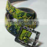 Leather Belts With Antique Buckle thumbnail-1