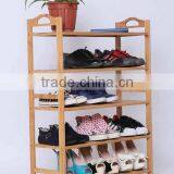 Simple Wooden Bamboo Shoe Rack thumbnail-2