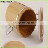 Modern Special Design Bamboo Fiber Tea Canister with High Quality Bamboo Lid/Homex_Factory