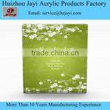 Elegant Business Cherry Blossom Green Acrylic Desk Plaque and Name Plate thumbnail-1